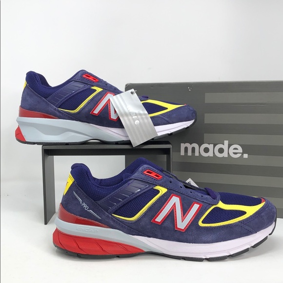 New Balance Mens 990v5 Made In USA M990GA5 Virtual VioletLifestyle Shoes-Size 10 - Picture 1 of 14